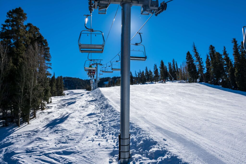 A slope for Skiing in Taos.